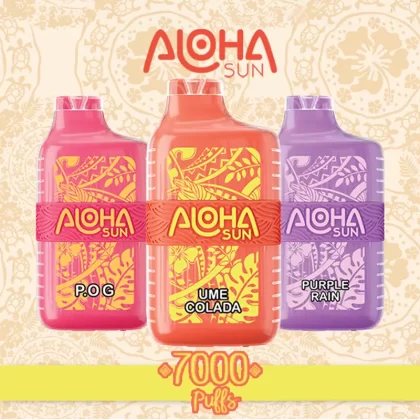 Aloha Sun 7000 Puffs Disposable Device - 7000 Puffs - Daddy Chill (Cool Mint)