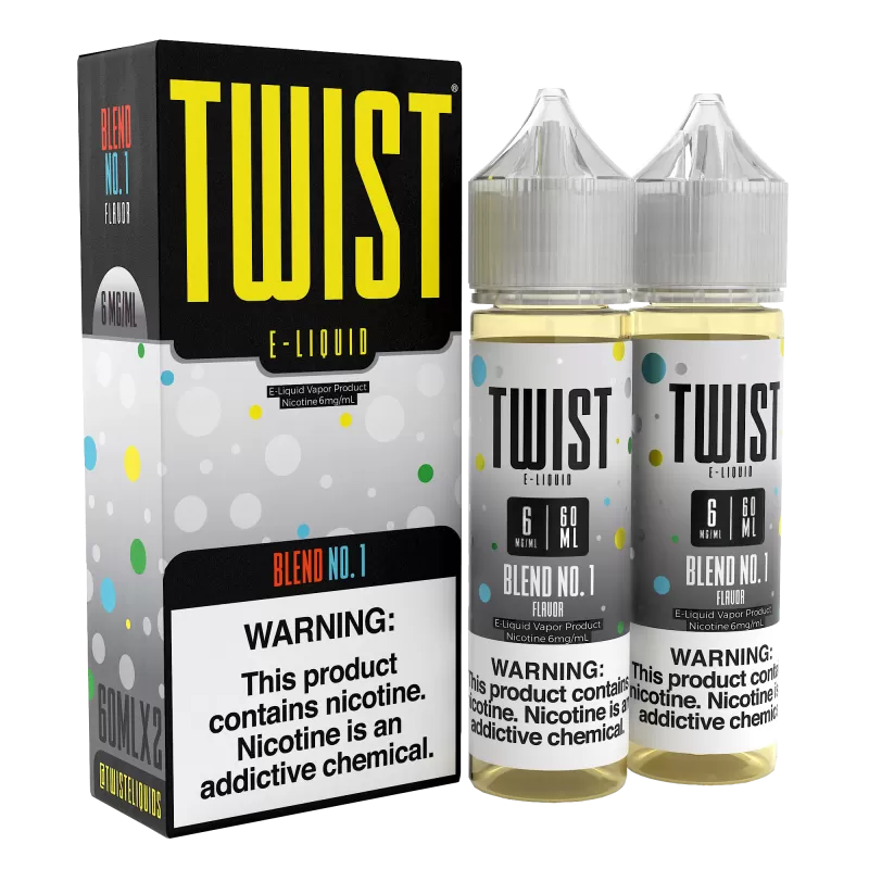 TWIST E-Liquid - Blend No.1 (Tropical Pucker Punch) - 120ML E-Liquid (Twin 60ML Pack)