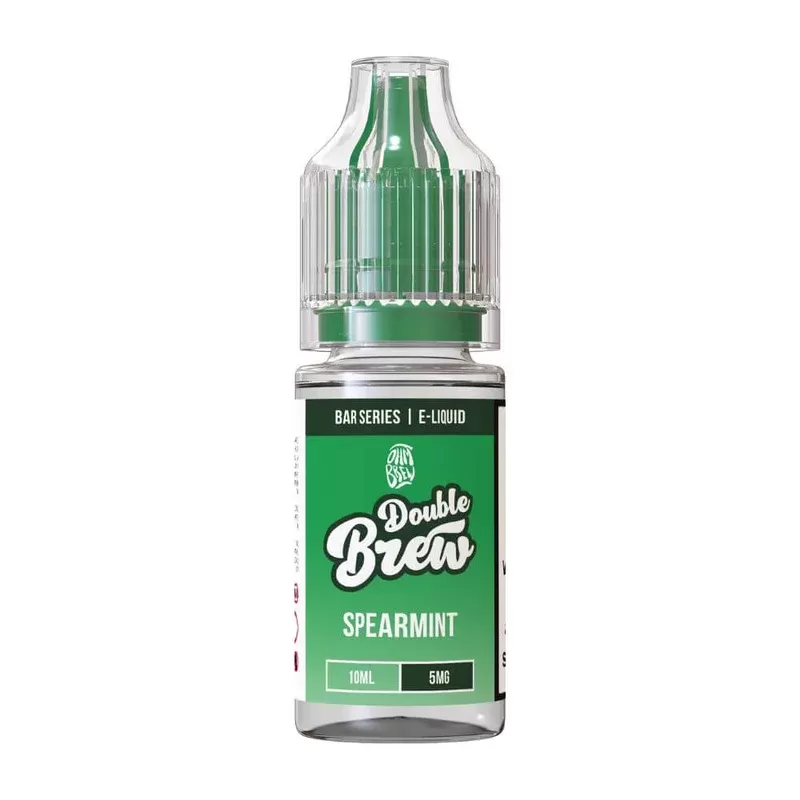 Spearmint Nic Salt e-Liquid By Double Brew - Strength#5mg>10mg>20mg