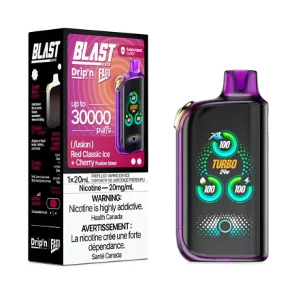 Drip’n by Envi x Fasta Blast 30K Disposable Fusion Series – Red Classic Ice + Cherry