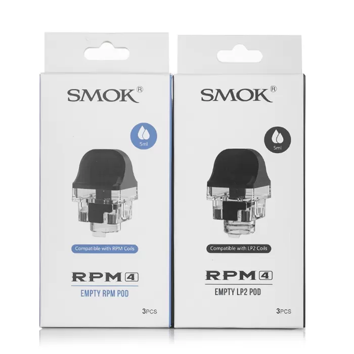 SMOK RPM 4 Pods - 3 Pack; LP2 5mL, RPM 5mL (BB8372) (BB8372)