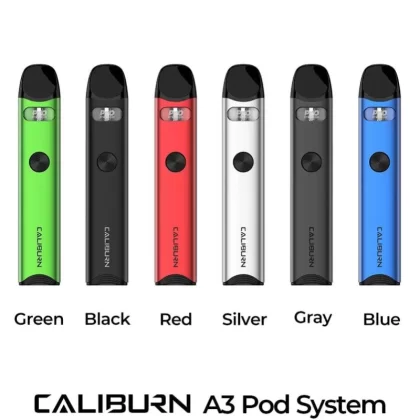 Uwell Caliburn A3 Pod Kit - Silver - Vapourdeal Co