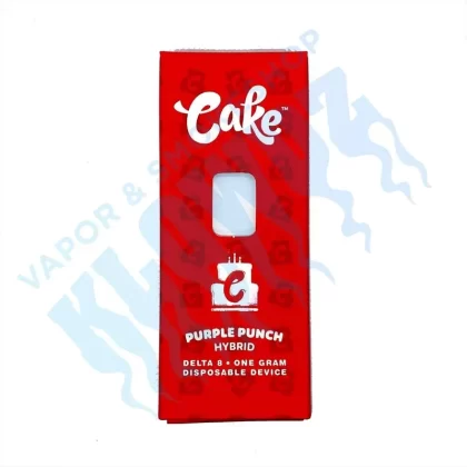 Cake Delta 8 Disposable Vape – Purple Punch (Hybrid) *