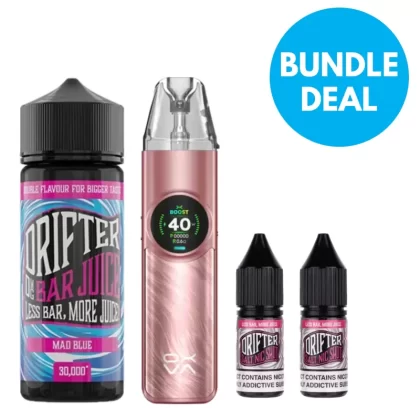 0.3% Low Nicotine Drifter Bundle - Drifter / OXVA / Pod Kit / 100ml / 0mg / 50VG/50PG