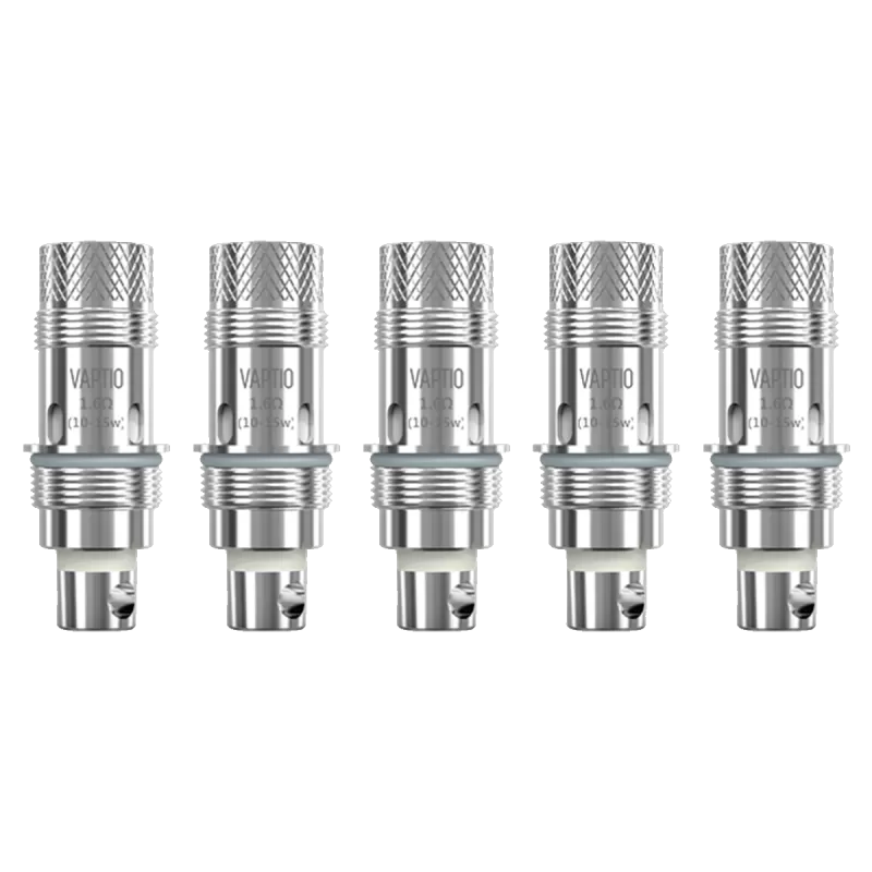 Vaptio Tyro & Cosmo Coils (Pack of 5) - 1.0 Ohms (Discontinued)