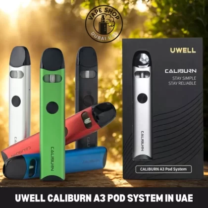 Uwell Caliburn A3 Pod System Rechargeable Vape in UAE - Vapeshopdubaiuae