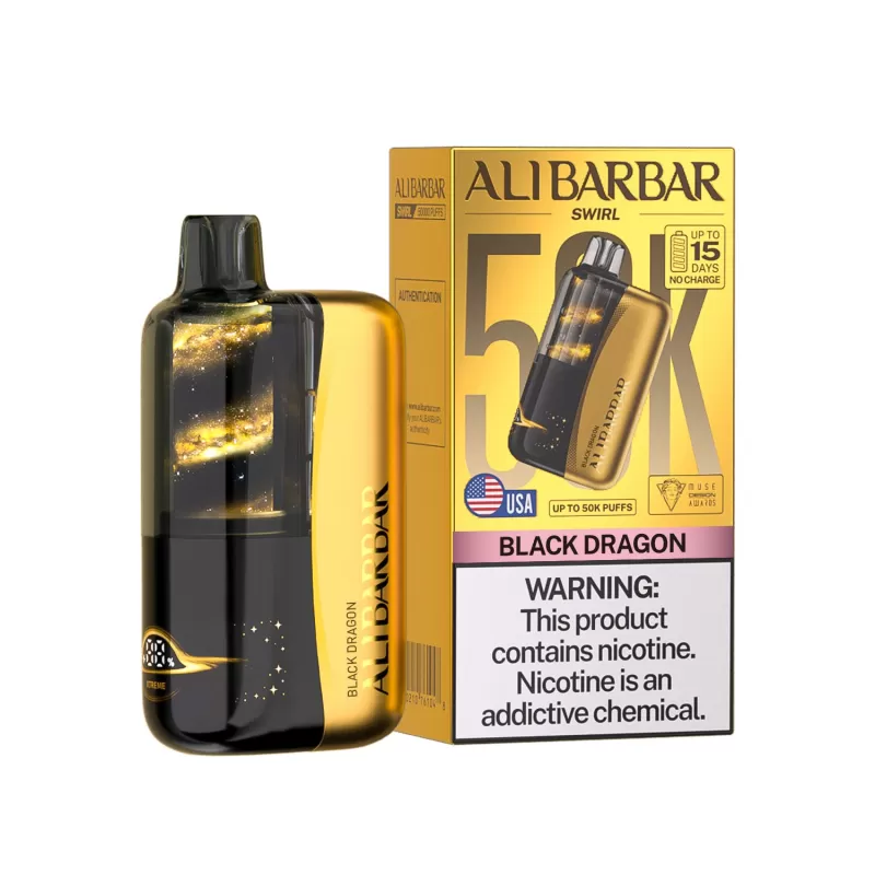 ALIBARBAR "SWIRL" 50K Puff Disposable Device - 50,000 - Watermelon Ice - Image 2