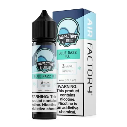 Sale $11.00 – Blue Razz Ice by Air Factory E-Liquid 60ml