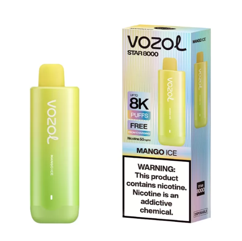 Vozol Star 8000 50mg Disposable Vape – Non-Rechargeable - Mixed Berries / 50mg - Image 3