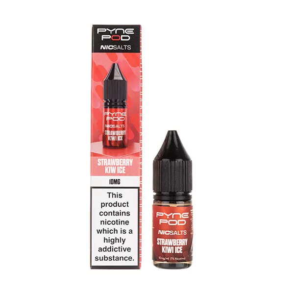 Strawberry Kiwi Ice Nic Salt E-Liquid by Pyne Pod - 10mg