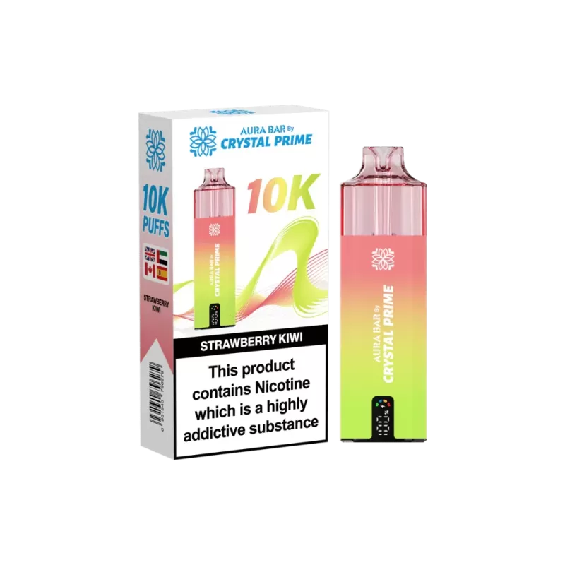 Aura Bar 10K Prefilled Pod Kit By Crystal Prime - Lemon Lime