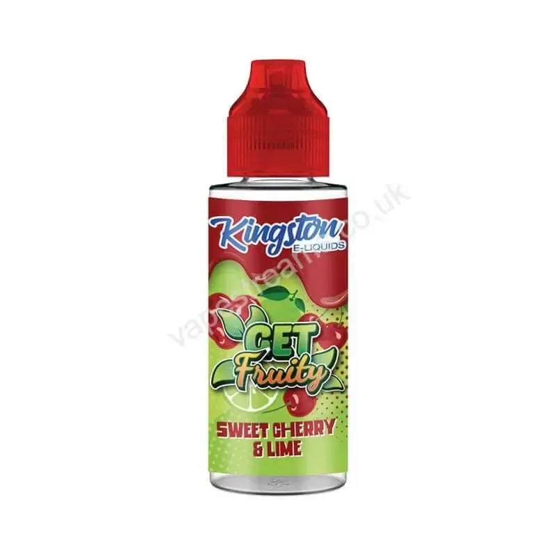 Kingston Get Fruity Sweet Cherry & Lime E-Liquid Shortfill - Vapestreams Co