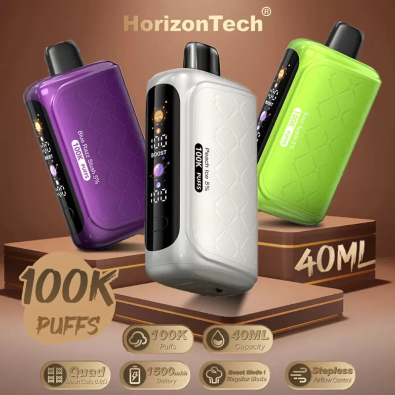 HorizonTech 100K Disposable Device - 100,000 Puffs - Sour Apple