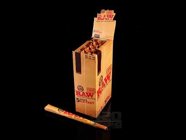 RAW 5 Stage Rawket Cones Variety Pack (15/Box) - Vape Store