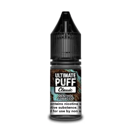 Ultimate Puff Classic Menthol Tobacco 10ml Vape Juice - 10 Pack - Strength 18mg