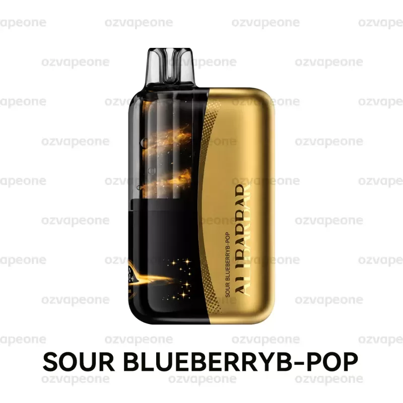ALIBARBAR SWIRL 13000 PUFFS – Sour Blueberry B-Pop - Ozvapeone (4BC594)