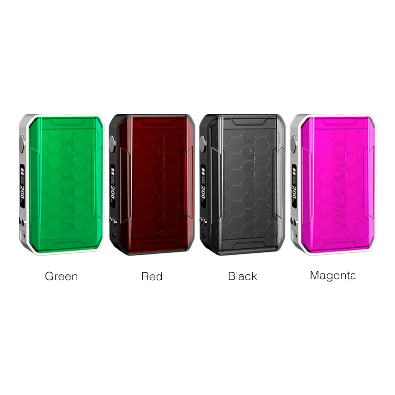 Wismec Sinuous V200 200W TC Box Mod - Magenta