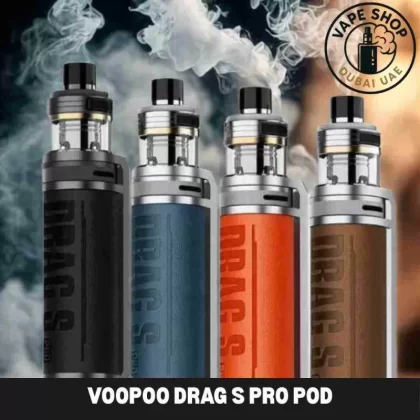 Voopoo Drag S Pro Pod System In Dubai - California Orange, Classic Black (F99E21)