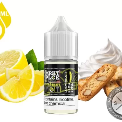 Lemon Biscotti BKRS BSKT by MRKT PLCE Salt 30ml
