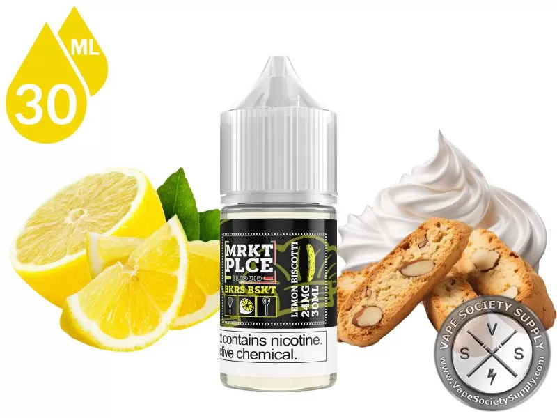 Lemon Biscotti BKRS BSKT by MRKT PLCE Salt 30ml