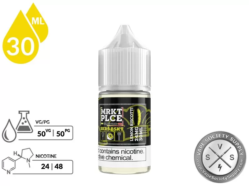 Lemon Biscotti BKRS BSKT by MRKT PLCE Salt 30ml - Image 2