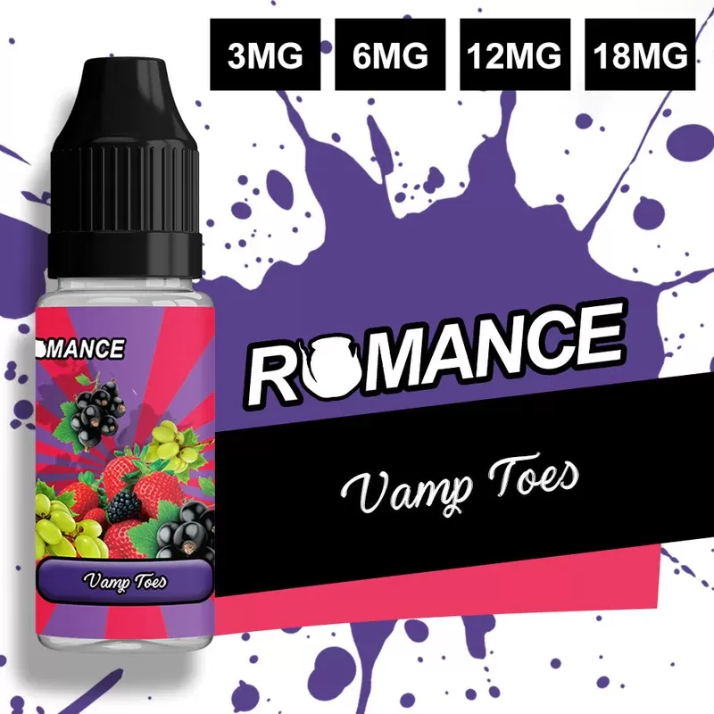 Romance Vamp Toes 50/50 Vape Juice 10ml