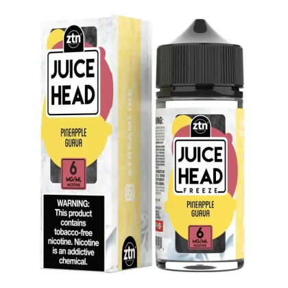 JUICE HEAD ZTN FREEZE – PINEAPPLE GUAVA 100ML - Vape Product, Vape Product