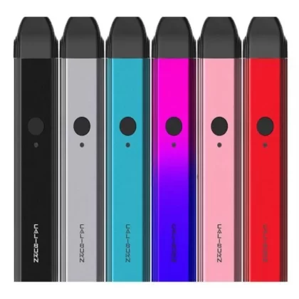 UWELL CALIBURN KIT - Choose among#black>gray>BLUE>IRIS PURPLE>RED>PINK