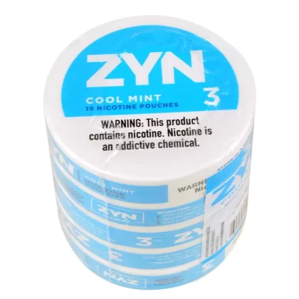 Zyn Cool Mint, 5 cans - Nicotine Level#3mg>6mg