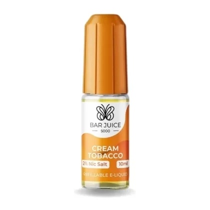 Cream Tobacco – Nic Salt E-Liquid by Bar Juice