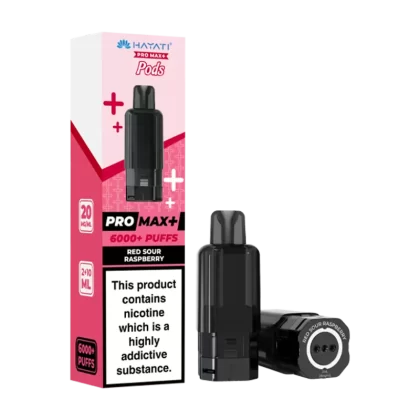 Red Sour Raspberry Hayati Pro Max+ Refill Pack - Ecigwizard