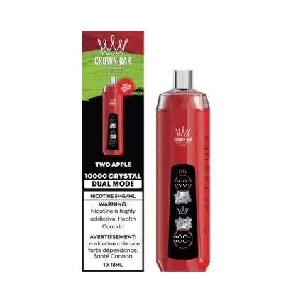 Two Apple – AL FAKHER Crown Bar Crystal Disposable Vape 10000
