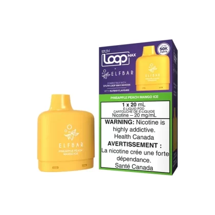 STLTH LOOP MAX X ELFBAR POD PACK – PINEAPPLE PEACH MANGO ICE - Eliquidsupply