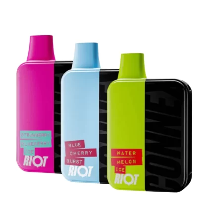 20mg Riot Connex Vape Device 1200 puffs - Apple Burst, Blue Cherry Burst; Vape Product
