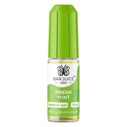 Bar Juice 5000 Fresh Mint Nic Salt Vape Juice 10ml