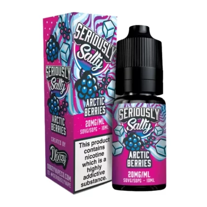 Arctic Berries Nic Salt E-Liquid Seriously Salty Series by Doozy Vape Co (10ml) - 5mg