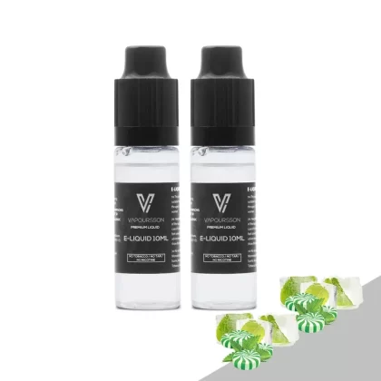 Vapoursson e-Liquid – Double Menthol 0mg 10ml Bottle x 2 Pack | Cigee