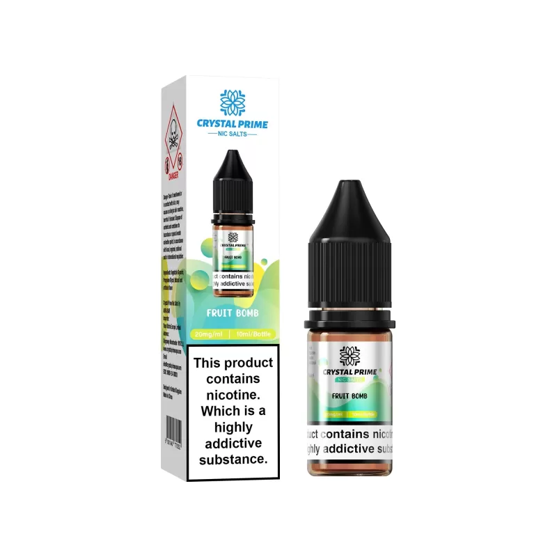 Crystal Prime 7000 Nic Salts 10ml E-Liquid - Fresh Mint / 20mg - Image 3