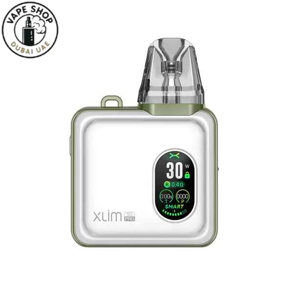 OXVA Xlim SQ Pro Kit 1200mAh Vape Kit Pod System in Dubai, UAE - Bronze Wood, Gentle Blue (EEF378) - Image 2