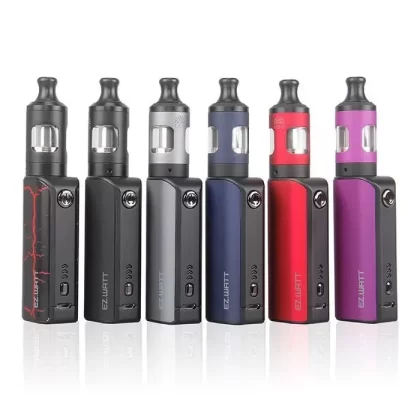 Innokin Ez Watt Starter Kit - Colour#Red and Black Crackle>Black>Grey>Purple>Red>Blue>Rainbow
