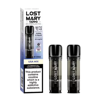 USA Mix Lost Mary Tappo Pods - Vapeshop Co