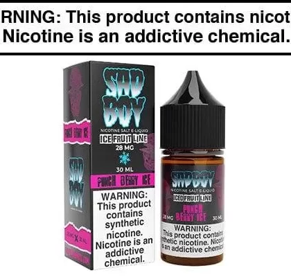 PUNCH BERRY ICE BY SADBOY SALT 30ML - Vapejuice