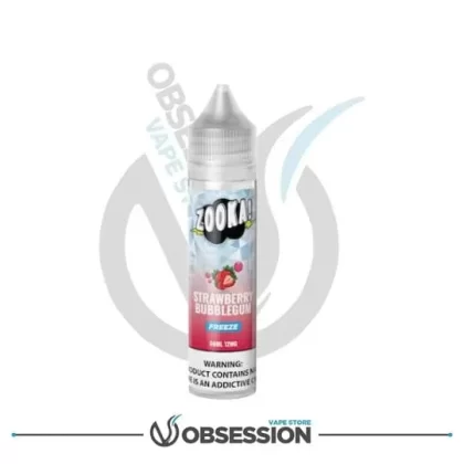 Zooka Freeze Salt Strawberry Bubblegum 60ml By Bazooka