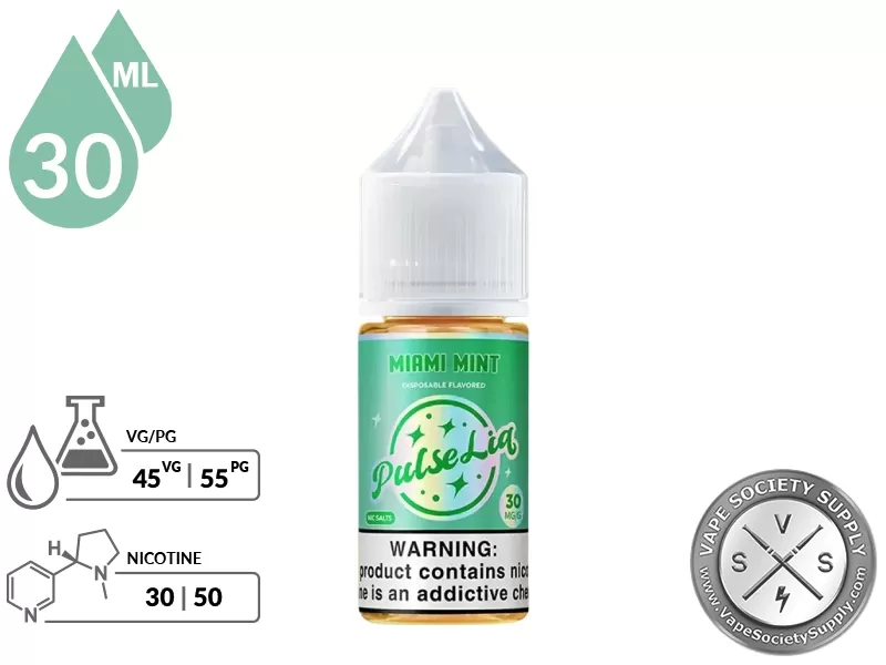 Miami Mint by Pulse Liq Salts 30ml - Image 2