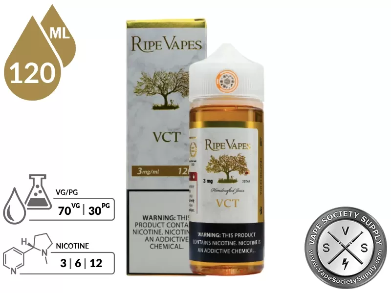 VCT by Ripe Vapes 120ml - Vape Product, Vape Product - Image 2