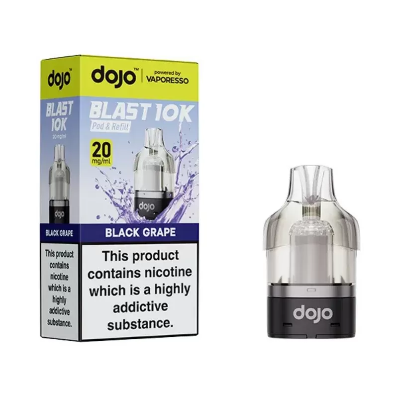 Vaporesso Dojo Blast 10K Prefilled Pod Black Grape - Ecigpremium