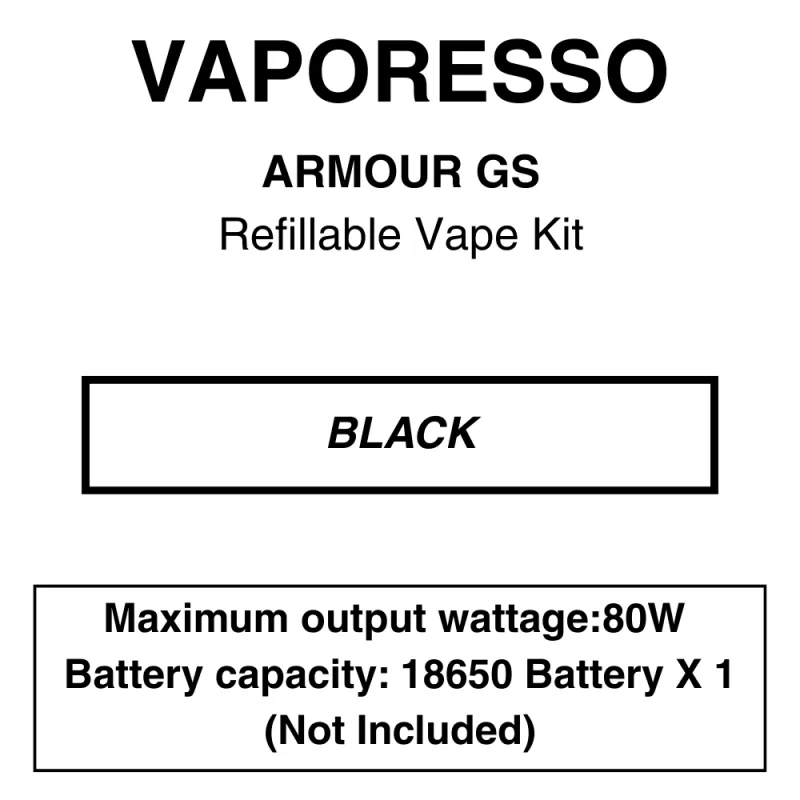 Vaporesso – Armour GS – Pod Mod Kit - Vapeys Co Nz - Image 2