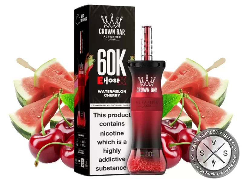 Al Fakher Crown Bar 60K E-Hose X Disposable | 60K Puffs - Image 2