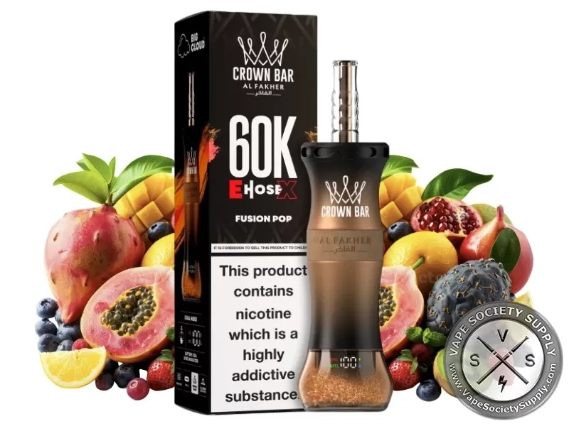 Al Fakher Crown Bar 60K E-Hose X Disposable | 60K Puffs - Image 3