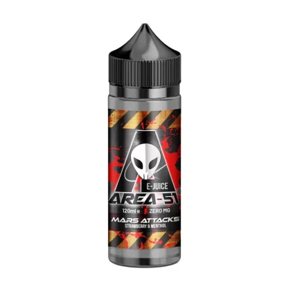 Area 51 Mars Attacks 100ml Shortfill E-Liquid - 1 x 18mg koolada shot